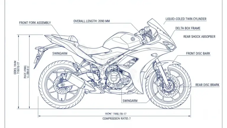 Yamaha R3 – RH251 Service Guide: Oil Level & Tire Specs