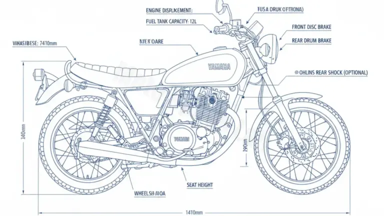 Yamaha SR 400 – RH05 Maintenance: Recommended Oil & Tires