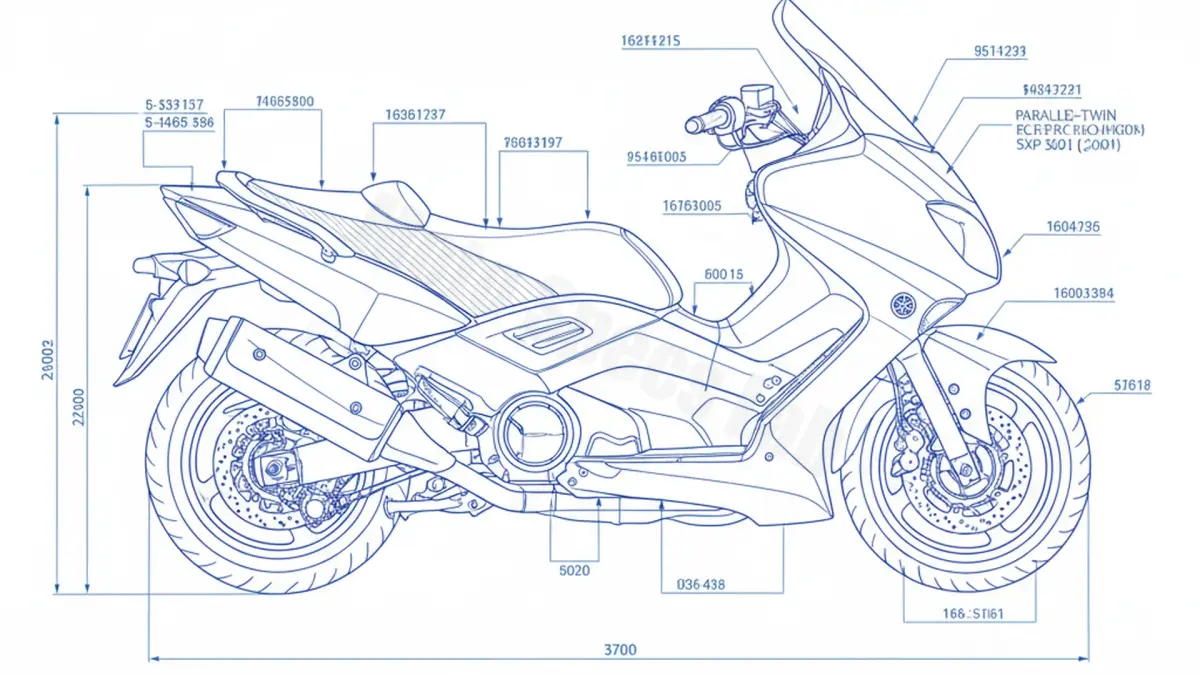Yamaha T-MAX 500 (XP 500) - 5GJ1 Full Specifications & Ownership Data specs