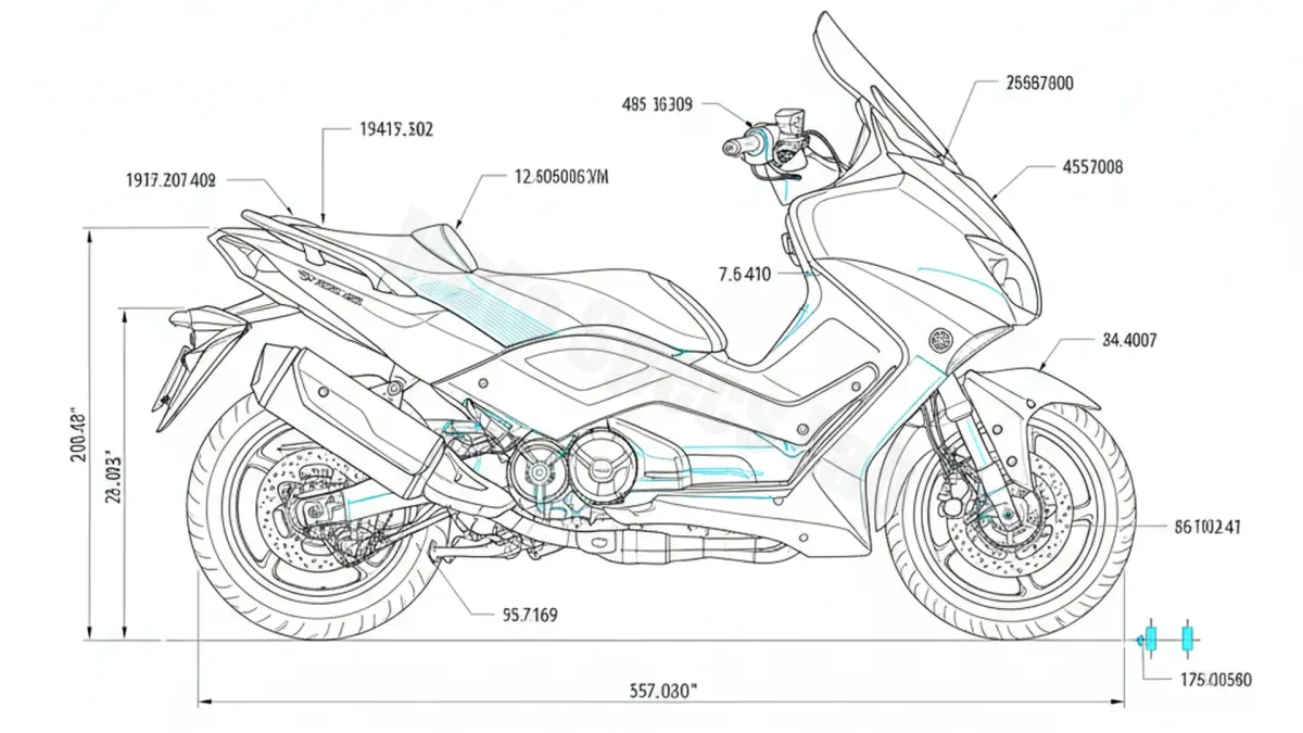 Yamaha T-MAX 560 XP 560 (EURO 5) - XP560/22 Maintenance: Recommended Oil & Tires specs
