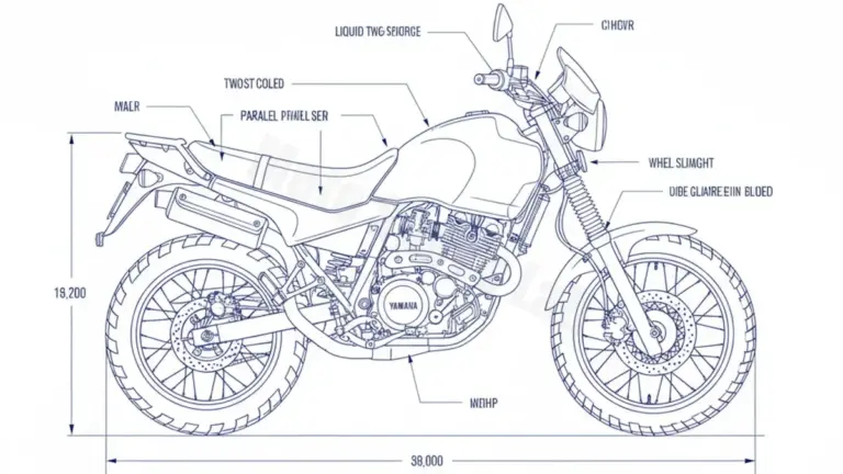 Oil & Tires: Yamaha TDR 240 – 3CL Technical Specifications