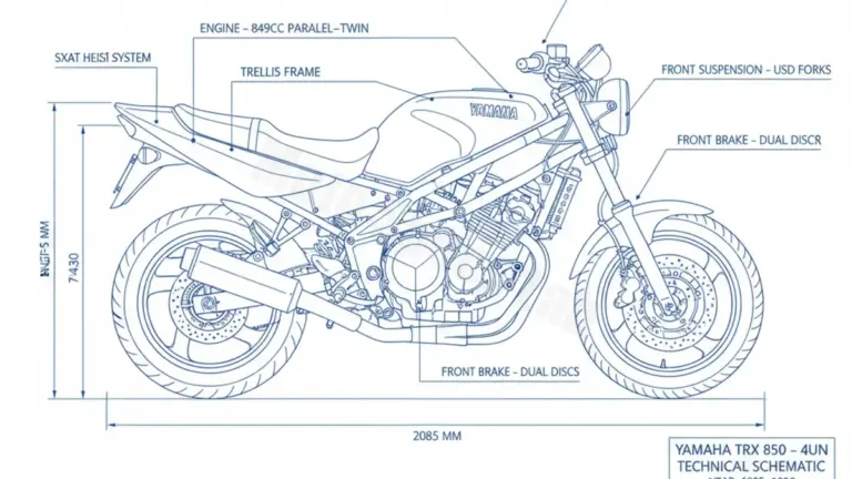 Yamaha TRX 850 – 4UN Maintenance: Recommended Oil & Tires