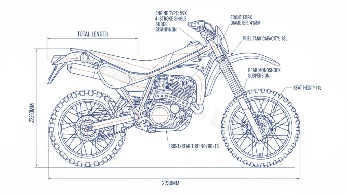 Review: Yamaha TT 600 N - 59X (1985 – 1989) Specs & Features specs
