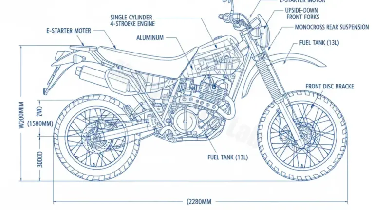 Yamaha TT 600 RE (MIT E-STARTER) – DJ012/04 Workshop Data: Fluids, Plugs & Tires