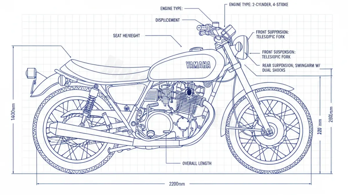 Yamaha TX 750 - TX750 Tire Pressure, Oil Type & Fluid Specs
