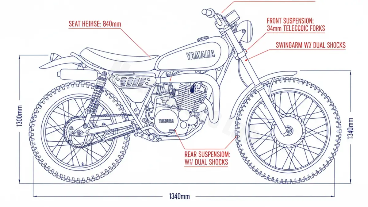 Yamaha TY 250 - TY-250 Maintenance Schedule & Torque Settings specs