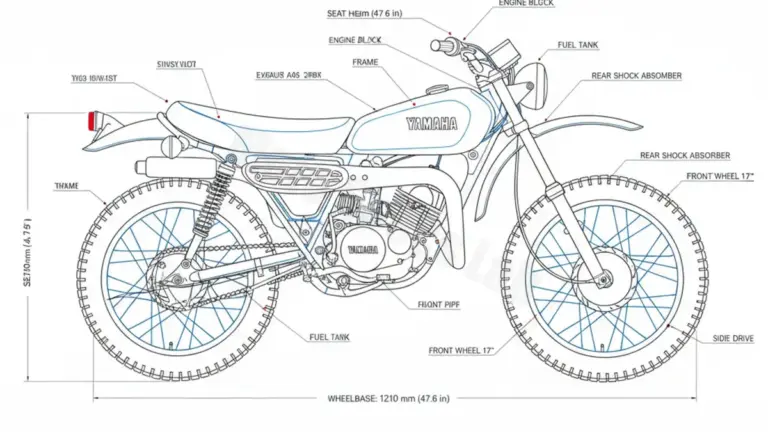 Yamaha TY 50 M – 1G3 Maintenance: Recommended Oil & Tires