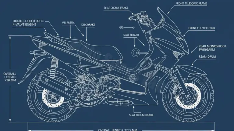 Yamaha VERSITY 300 – VP300 Specs: Engine Oil, Gap & Tire PSI