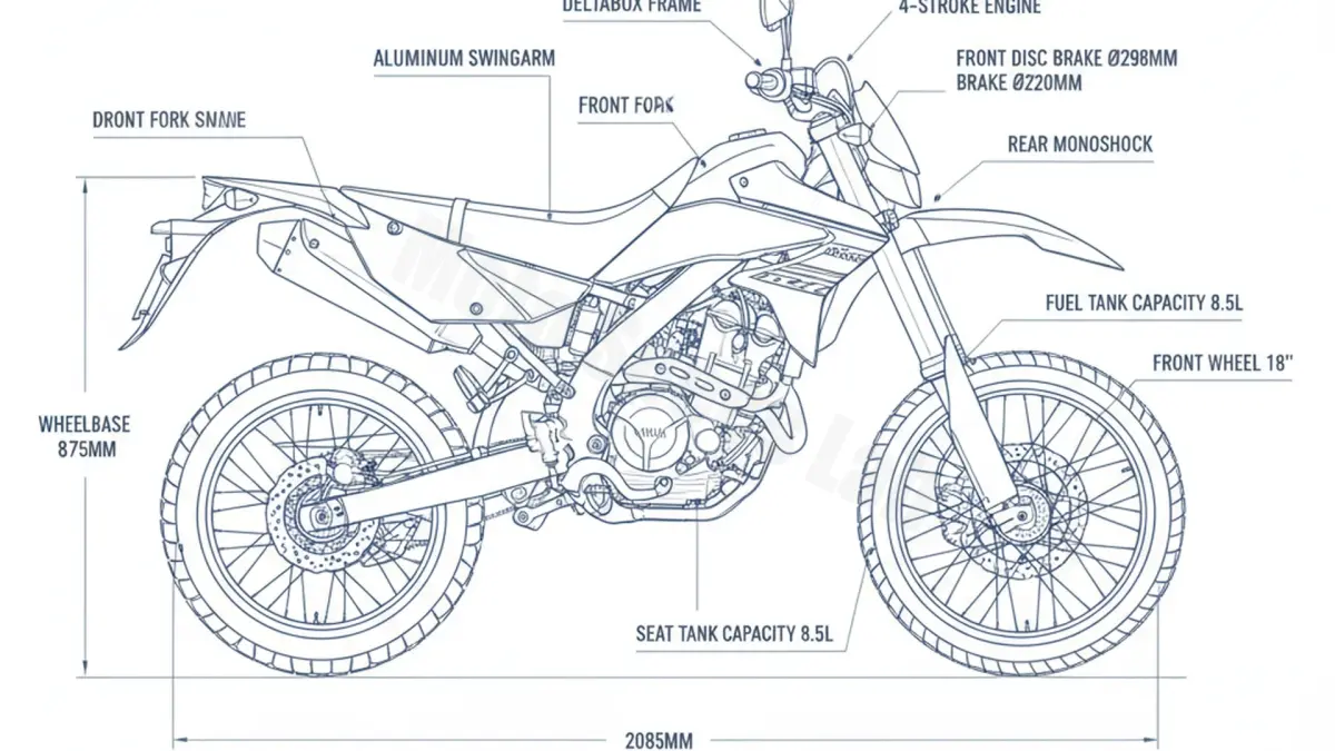 Yamaha WR 125 R - 22BB/15 Technical Review & Maintenance Guide specs