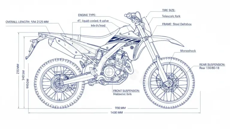 Yamaha WR 125 R – DE071 (2009-2017) Data: Oil Capacity & Rim Specs