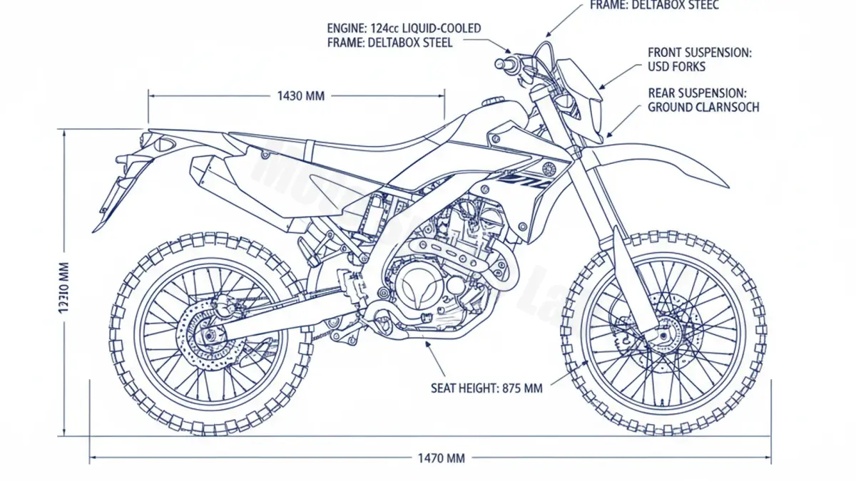 Yamaha WR 125 R - DE071/22B5/12 Maintenance: Recommended Oil & Tires specs