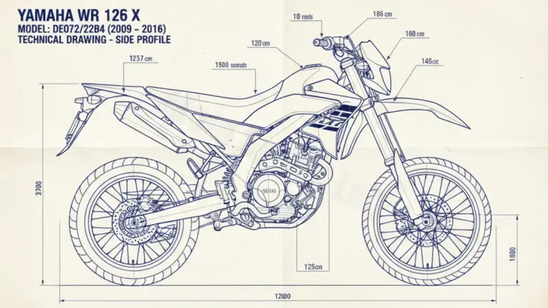 Yamaha WR 125 X – DE072/22B4 Maintenance: Recommended Oil & Tires