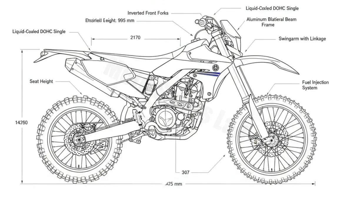 Review: Yamaha WR 250 F - CG30W/1HCD (2012-2013) Specs & Features