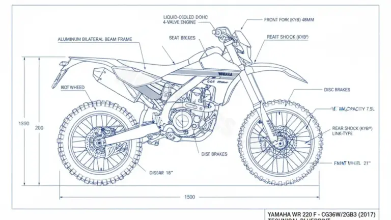 Yamaha WR 250 F – CG36W/2GB3 Service Data: Oil, Battery & Specs