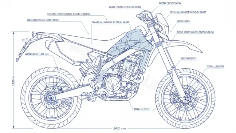 Yamaha WR 250 X – DG202 Specs: Oil Capacity & Tire Pressure