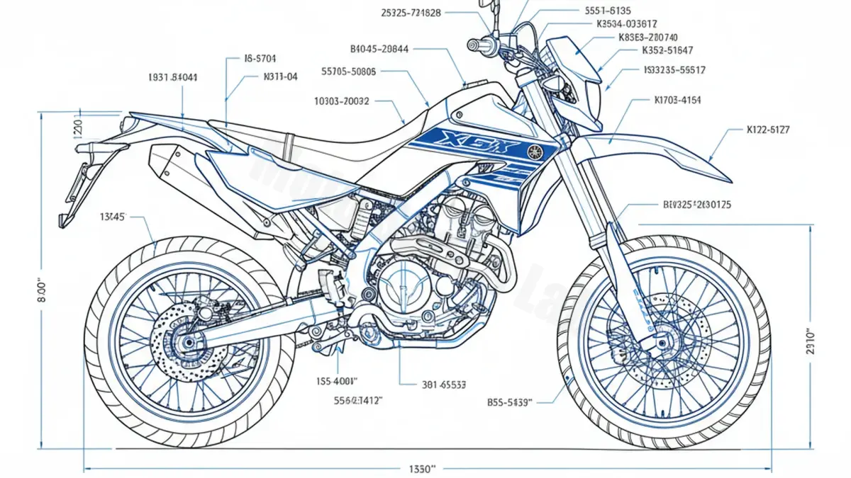 Yamaha WR 250 X - DG202/32DP/14 Maintenance Schedule & Torque Settings specs
