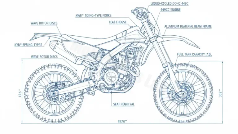 Yamaha WR 450 F – CJ19W/2GC8 Maintenance: Recommended Oil & Tires