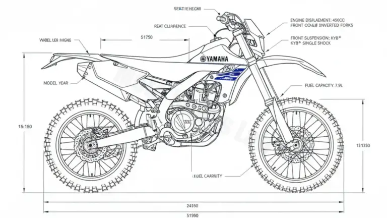 Yamaha WR 450 F – CJ28W/BDB8 Maintenance Schedule & Torque Settings