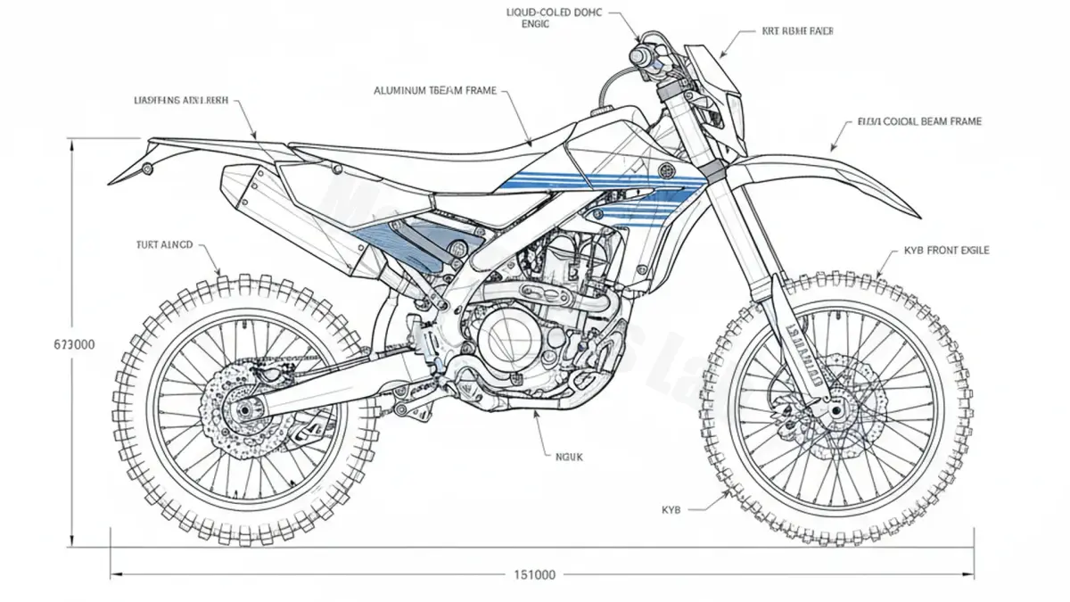 Yamaha WR 450 F GP - WR450FGP/18 (2018) Data: Oil Capacity & Rim Specs specs