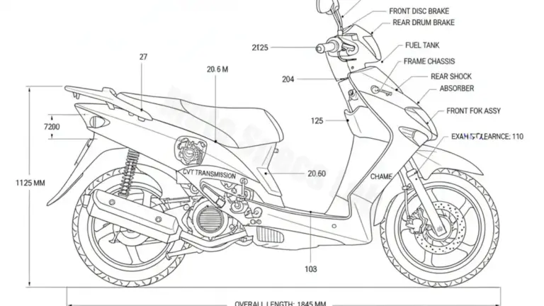 Yamaha XC 125 F CYGNUS – SE03 Service Data: Oil, Battery & Specs