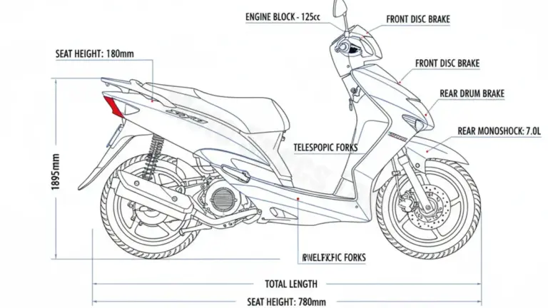 Yamaha XC 125 TR CYGNUS – 4TH Specs: Oil Capacity & Tire Pressure