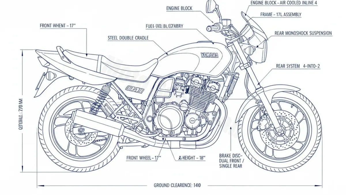 Yamaha XJ 600 - 3KM Maintenance: Recommended Oil & Tires specs
