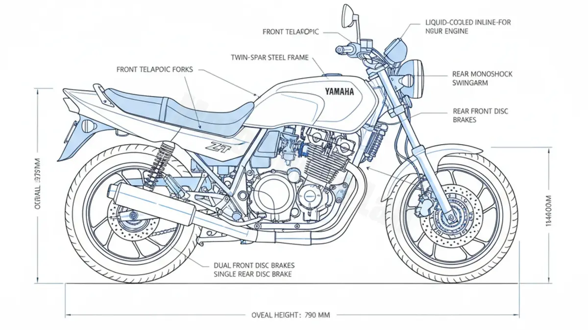 Yamaha XJ 600 - 3KN Specs: Oil Capacity & Tire Pressure
