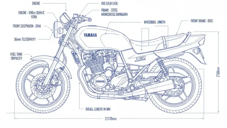 Yamaha XJ 600 – 51J Maintenance: Recommended Oil & Tires