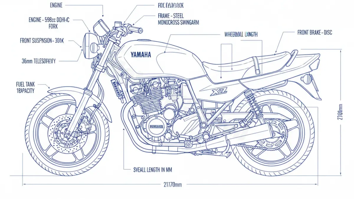 Yamaha XJ 600 - 51J Maintenance: Recommended Oil & Tires specs