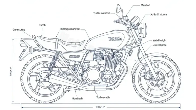 Yamaha XJ 650 TURBO – 11T (1982 – 1984) Factory Oil & Tire Pressure Data