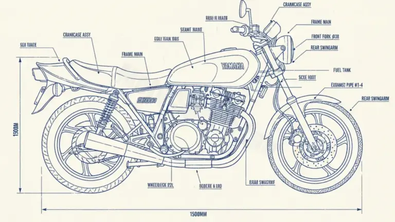 Yamaha XJ 900 F (STRIDER) – 31A Workshop Data: Fluids, Plugs & Tires