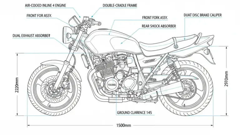 Oil & Tires: Yamaha XJR 1300 – RP06 Technical Specifications
