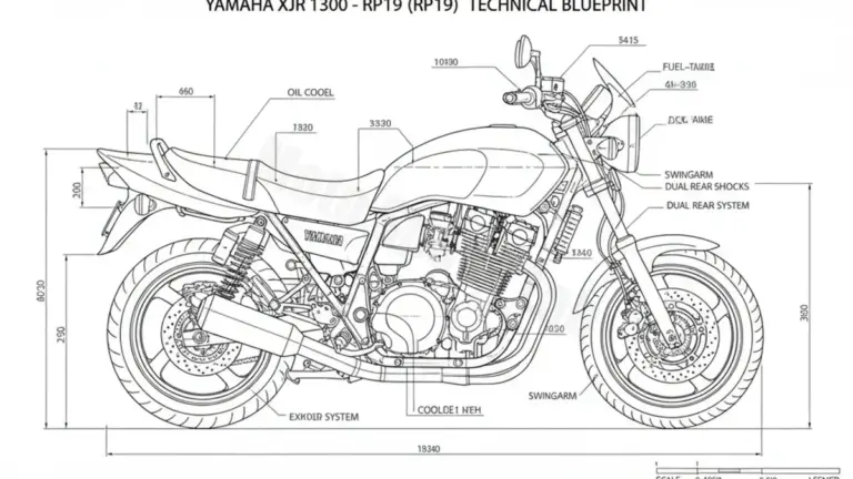 Yamaha XJR 1300 – RP19 Specs: Oil Capacity & Tire Pressure