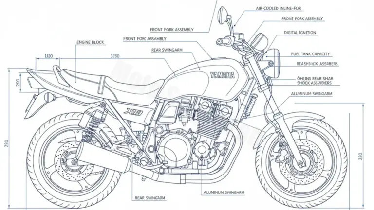 Yamaha XJR 1300/SP – RP02 Tire Pressure, Oil Type & Fluid Specs