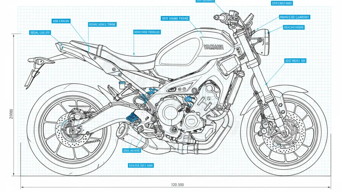 Yamaha XSR 900 (EURO 5) - RN80 Maintenance: Recommended Oil & Tires specs