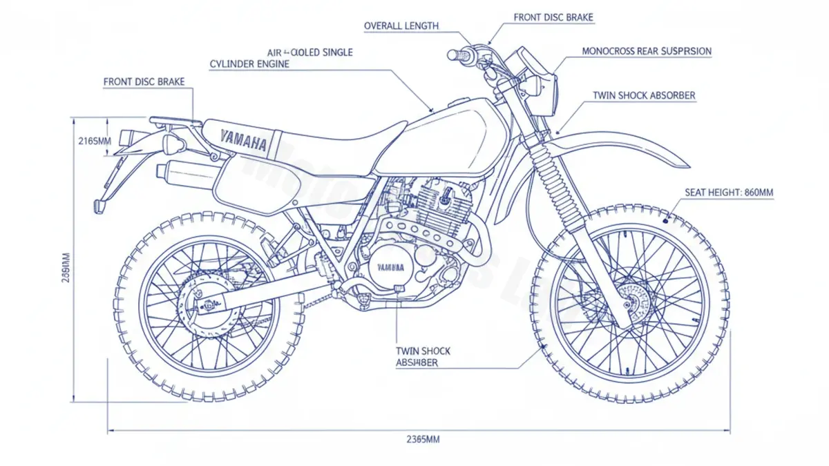 Review: Yamaha XT 350 - 55V (1985 – 2000) Specs & Features