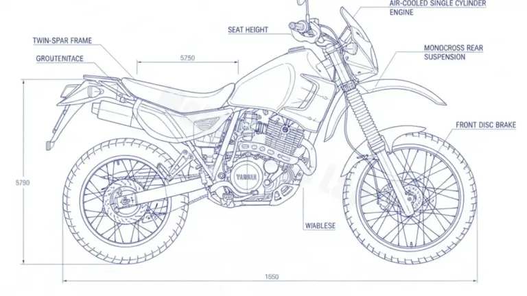 Yamaha XT 600 Z – 3AJ Workshop Data: Fluids, Plugs & Tires