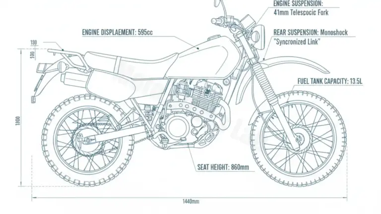 Yamaha XT 600 Z – 55W Specs: Engine Oil, Gap & Tire PSI