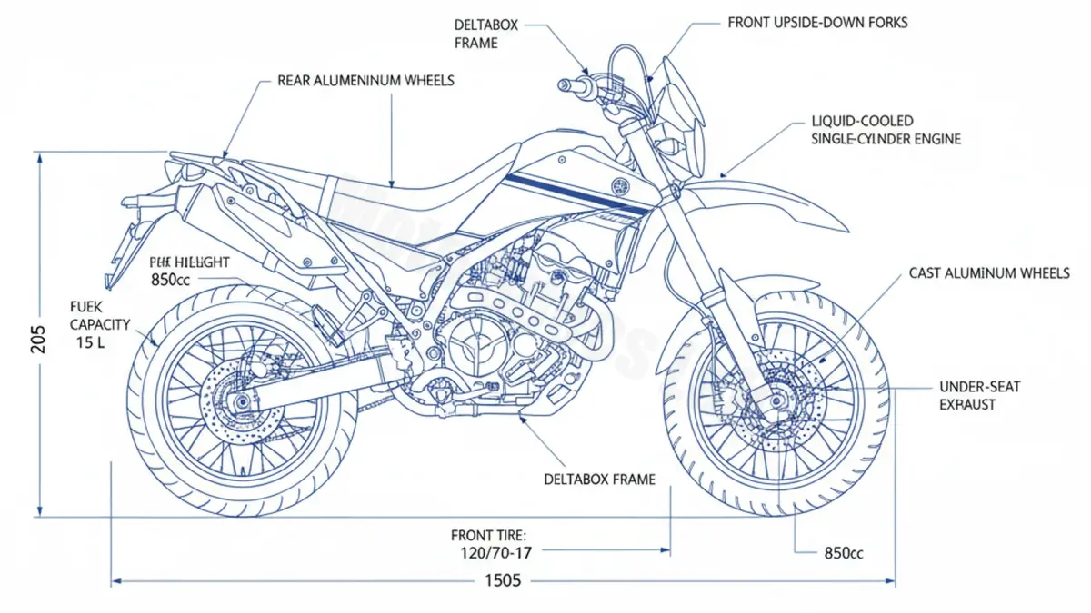 Yamaha XT 660 X - DM014 Full Specifications & Ownership Data specs