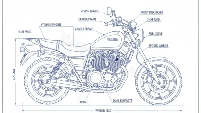Yamaha XV 1000 VIRAGO – 2AE Specs: Oil Capacity & Tire Pressure