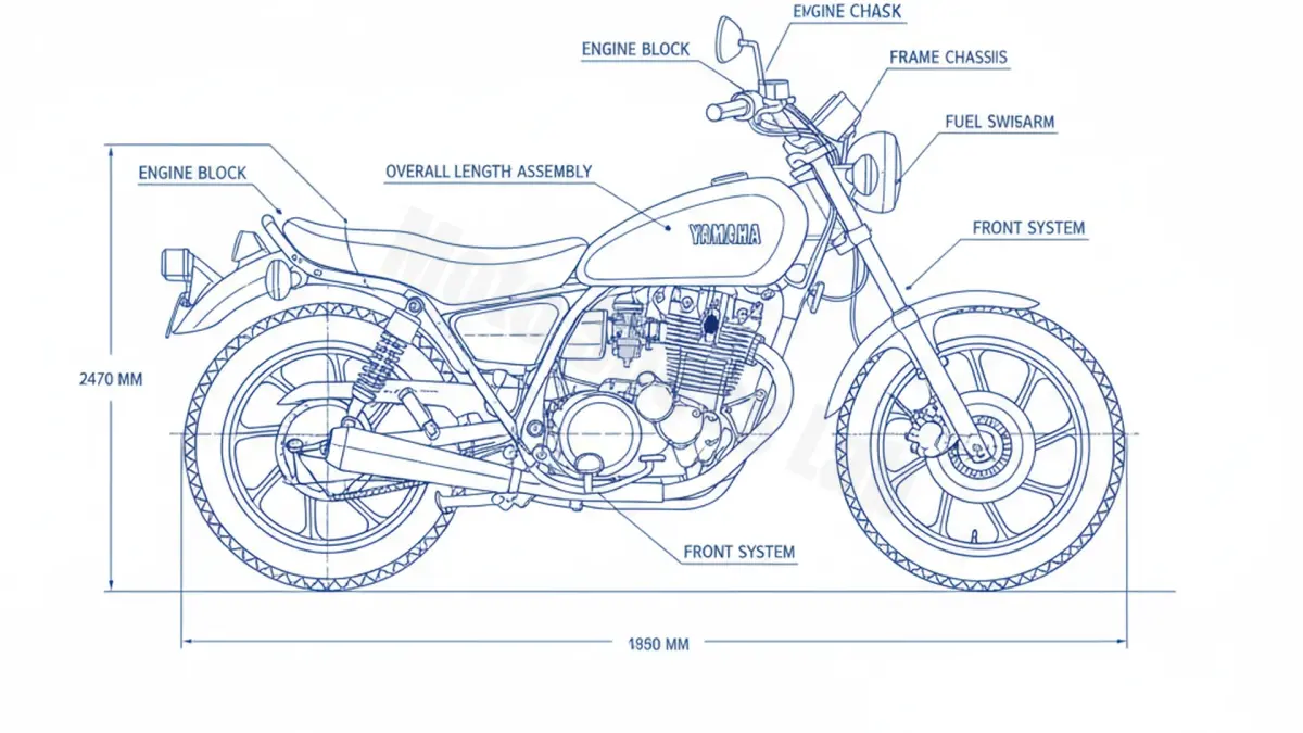 Yamaha XV 500 SE SPECIAL - 26R Service Guide: Oil Level & Tire Specs specs