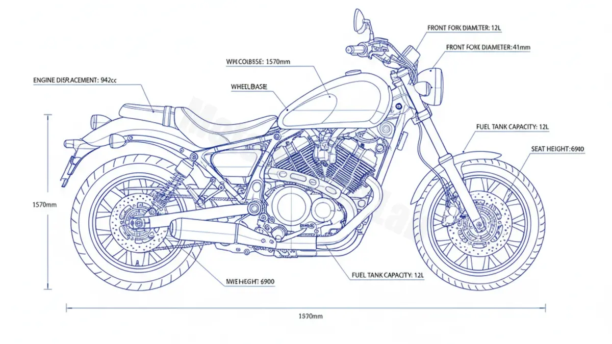Yamaha XV 950/R - VN03 Full Specifications & Ownership Data