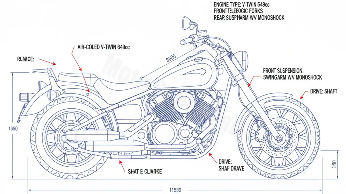 Yamaha XVS 650 DRAG STAR - 4VR/4XR/VM031/032 Maintenance: Recommended Oil & Tires specs