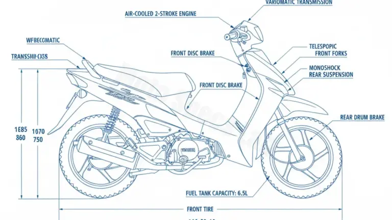 Yamaha YE 50 ZEST – 4FW Full Specifications & Ownership Data
