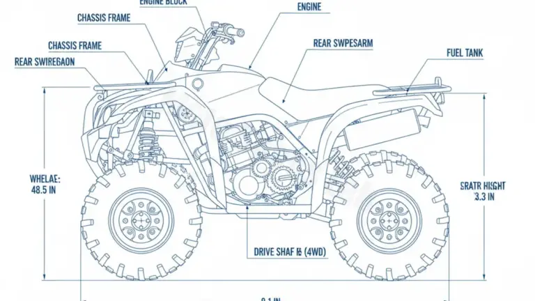 Yamaha YFM 450 FX WOLVERINE (4WD) – AJ21W (2006-2010) Factory Oil & Tire Pressure Data