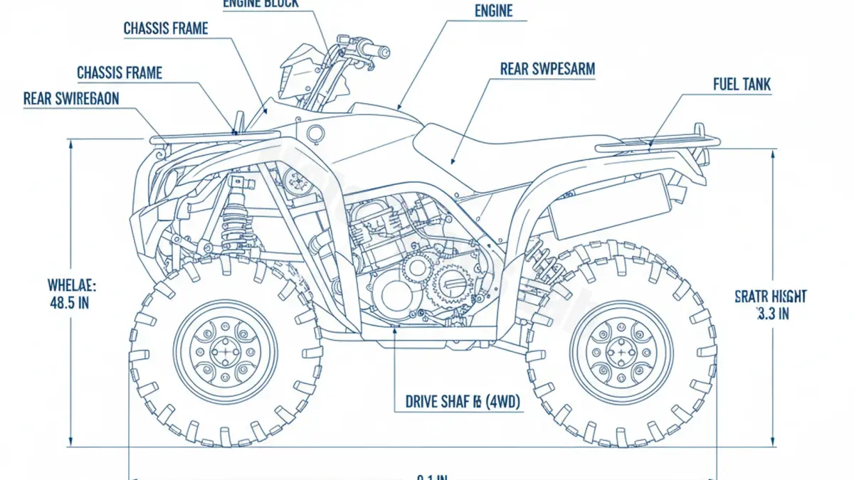 Yamaha YFM 450 FX WOLVERINE (4WD) - AJ21W (2006-2010) Factory Oil & Tire Pressure Data specs
