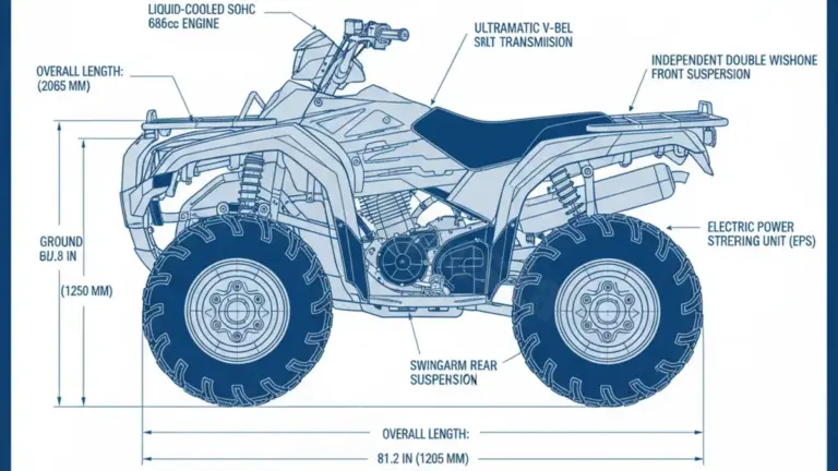 Yamaha YFM 700 F GRIZZLY/EPS – AM09W Specs: Oil Capacity & Tire Pressure
