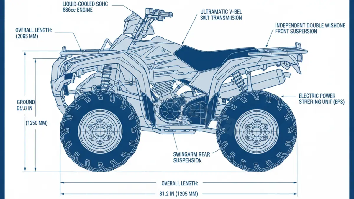 Yamaha YFM 700 F GRIZZLY/EPS - AM09W Specs: Oil Capacity & Tire Pressure specs