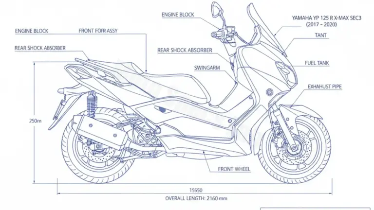 Yamaha YP 125 R X-MAX – SEC3 Full Specifications & Ownership Data