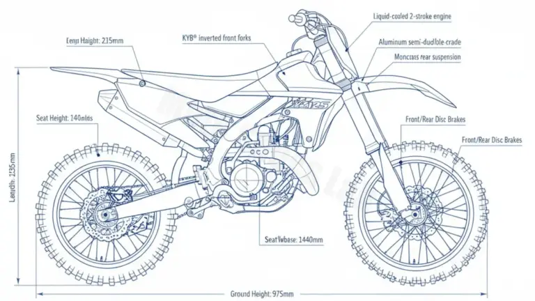 Yamaha YZ 125 – CE16C/B0VB Maintenance Schedule & Torque Settings